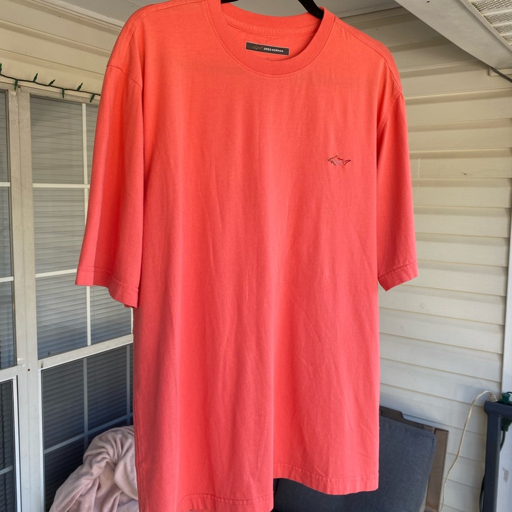 Pink, Greg Norman, shark T-shirt